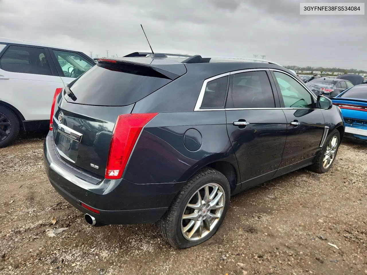 2015 CADILLAC SRX VIN 3GYFNFE38FS534084 — фото 3