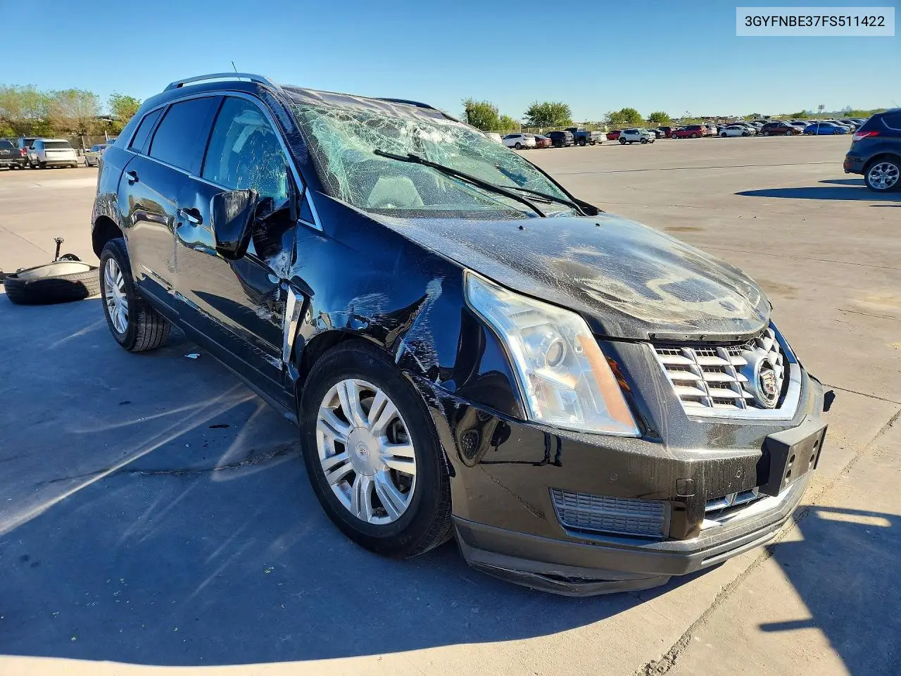 2015 CADILLAC SRX VIN 3GYFNBE37FS511422 — фото 4