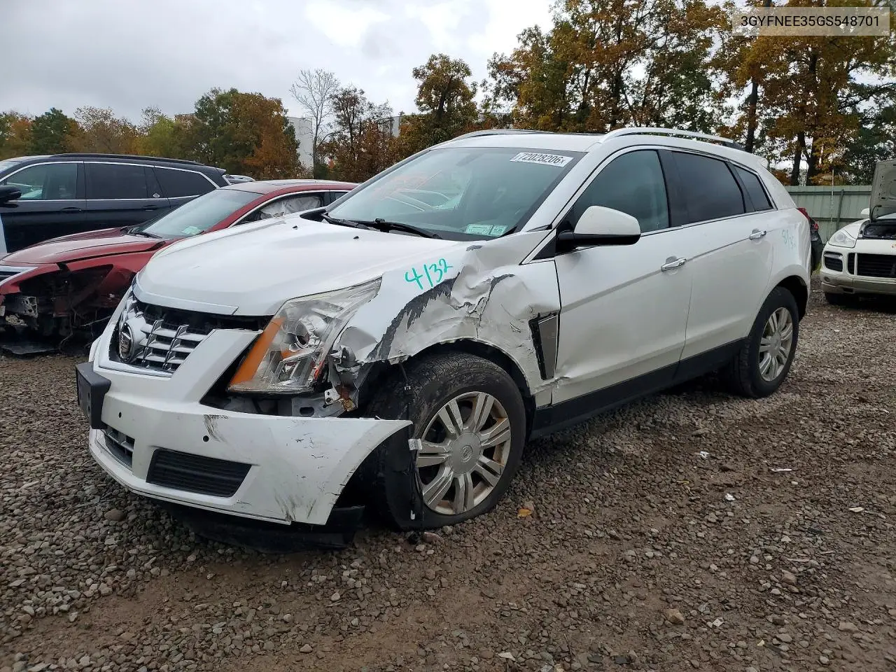 CADILLAC SRX 2016, VIN 3GYFNEE35GS548701