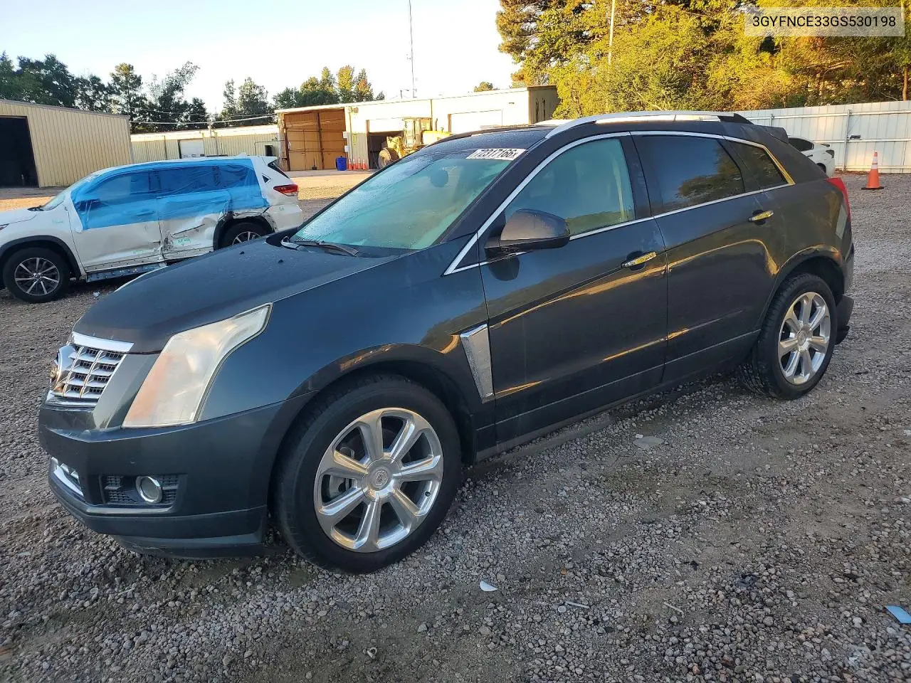 CADILLAC SRX 2016, VIN 3GYFNCE33GS530198