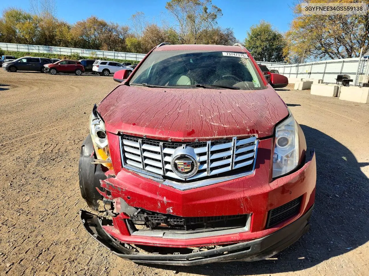 2016 CADILLAC SRX VIN 3GYFNEE34GS559138 — фото 5