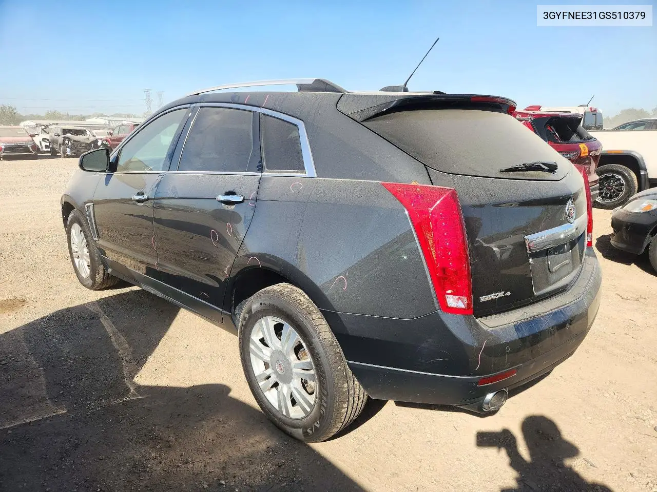 2016 CADILLAC SRX VIN 3GYFNEE31GS510379 — фото 2
