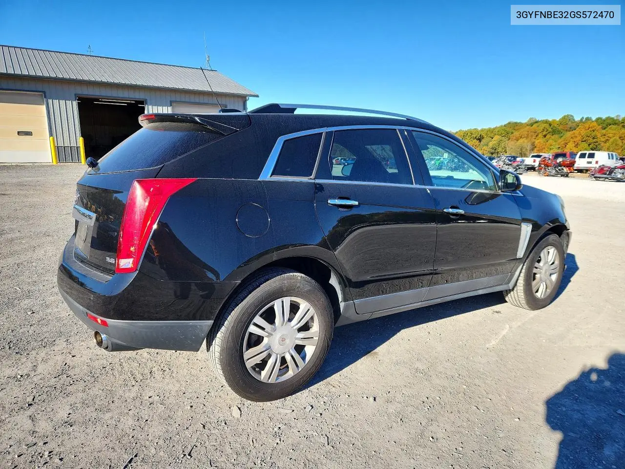2016 CADILLAC SRX VIN 3GYFNBE32GS572470 — фото 3