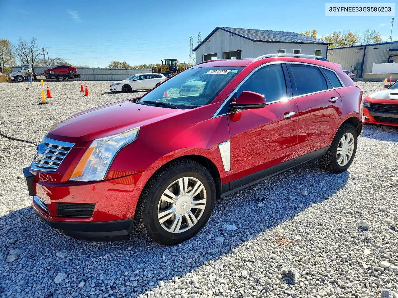 CADILLAC SRX 2016, VIN 3GYFNEE33GS586203