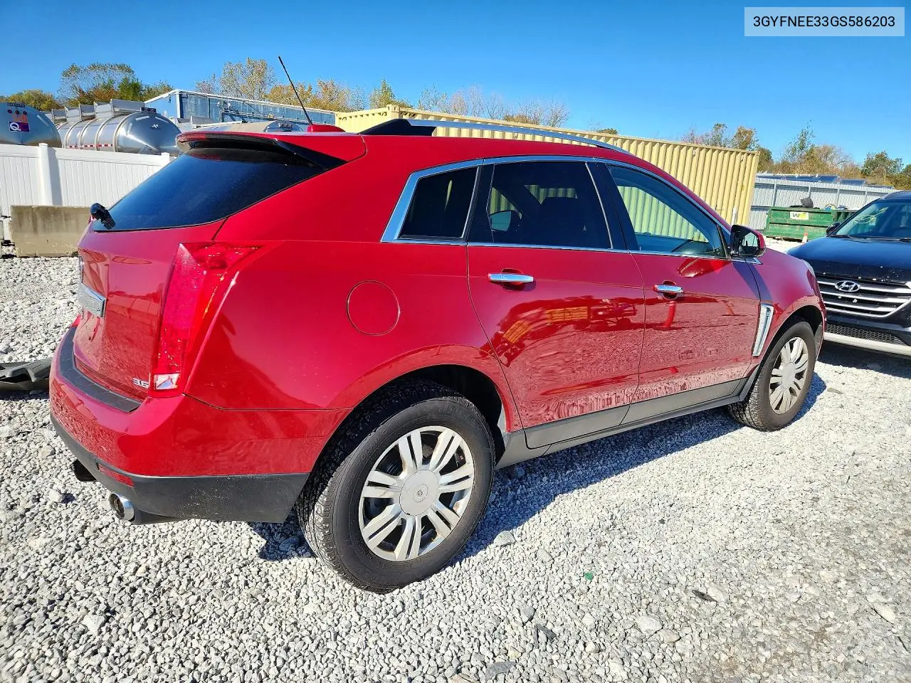 2016 CADILLAC SRX VIN 3GYFNEE33GS586203 — фото 3