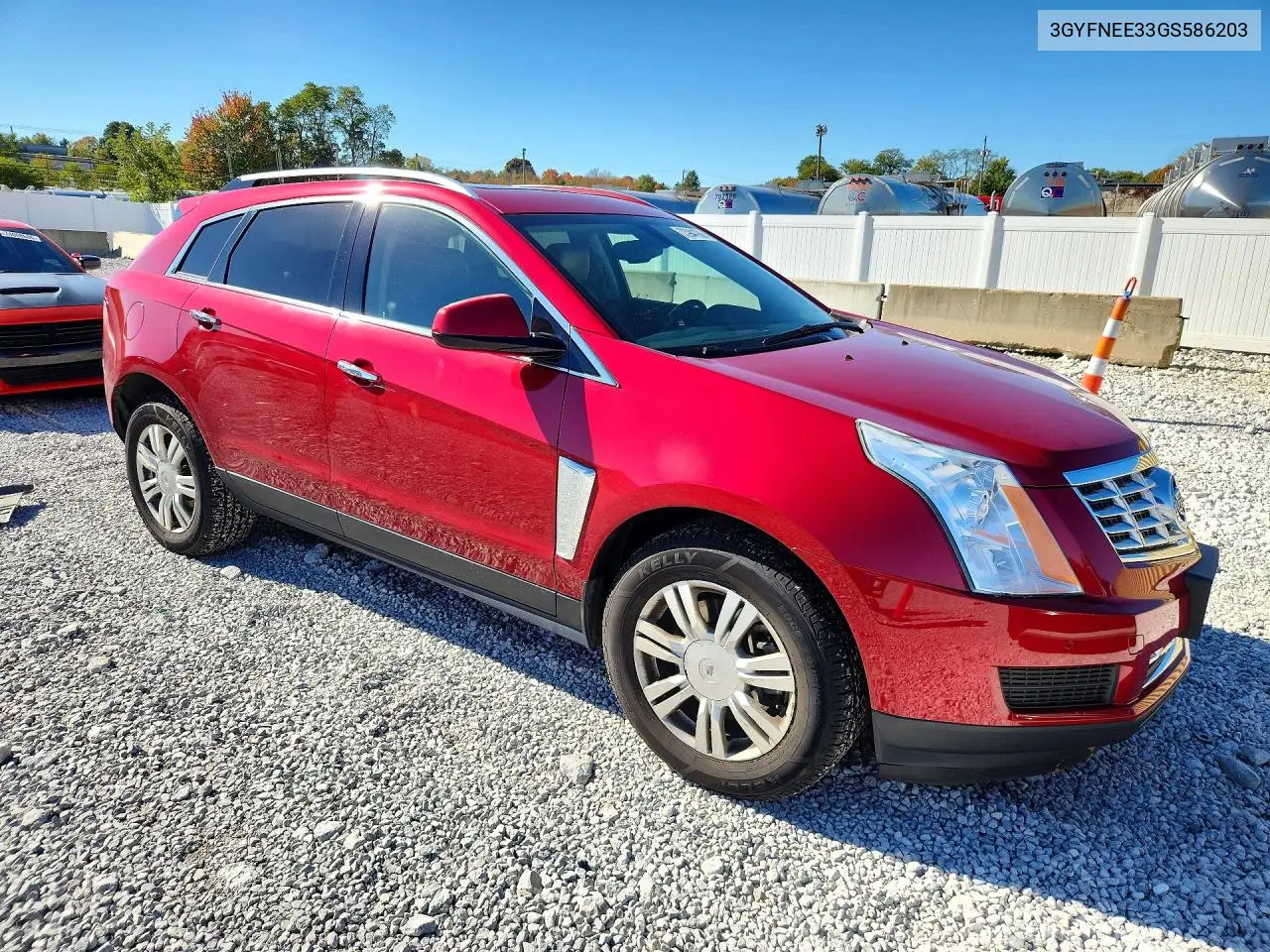 2016 CADILLAC SRX VIN 3GYFNEE33GS586203 — фото 4
