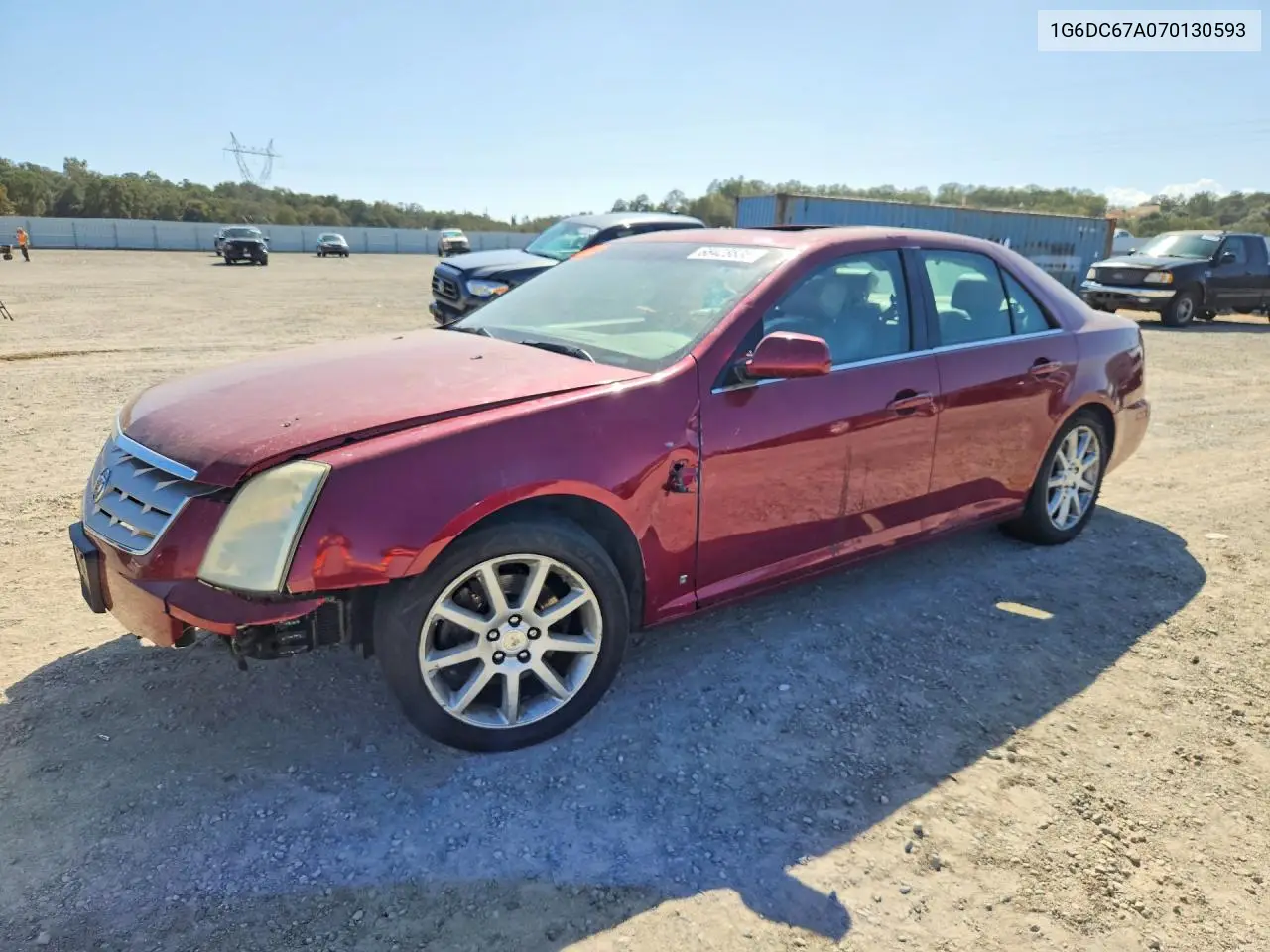 CADILLAC STS 2007, VIN 1G6DC67A070130593