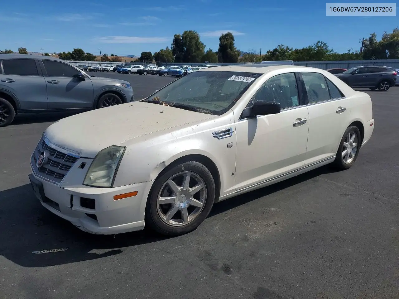 CADILLAC STS 2008, VIN 1G6DW67V280127206