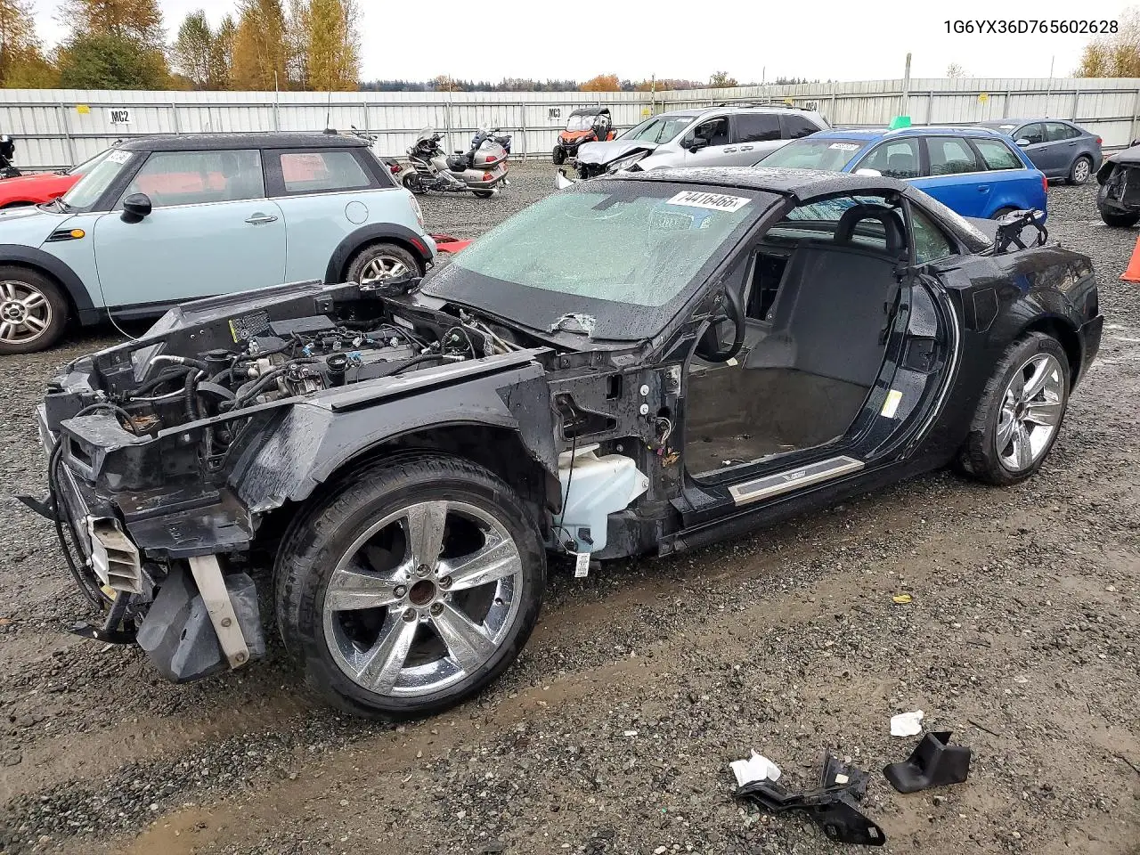 CADILLAC XLR 2006, VIN 1G6YX36D765602628
