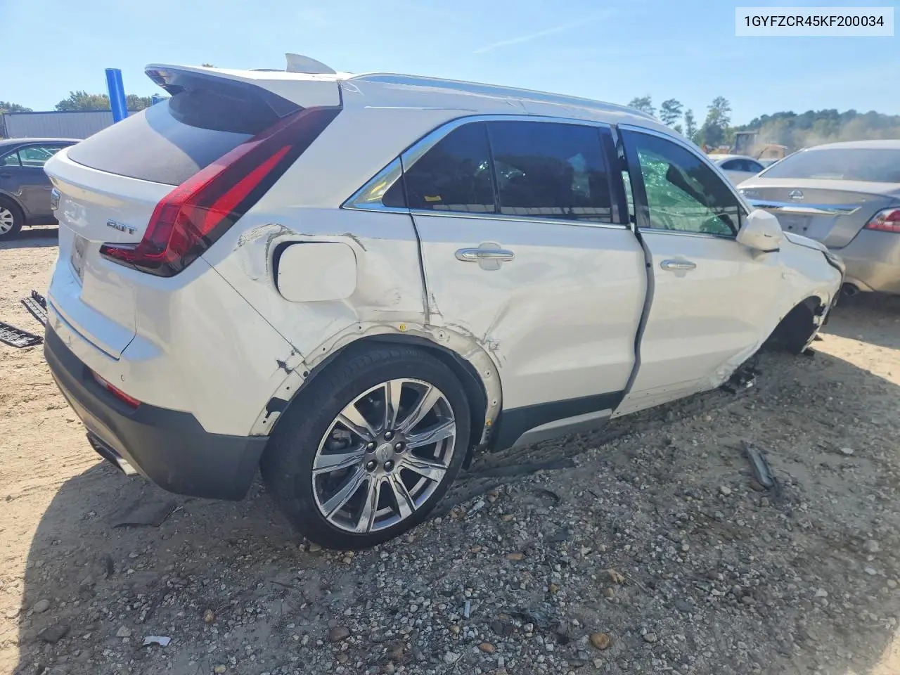 2019 CADILLAC XT4 VIN 1GYFZCR45KF200034 — фото 3