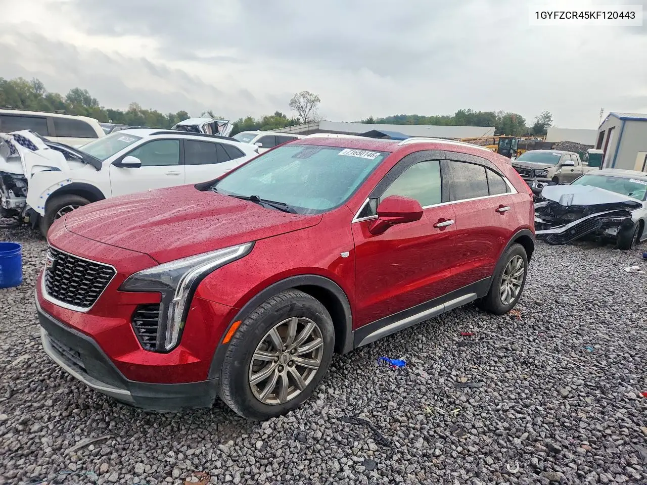 CADILLAC XT4 2019, VIN 1GYFZCR45KF120443