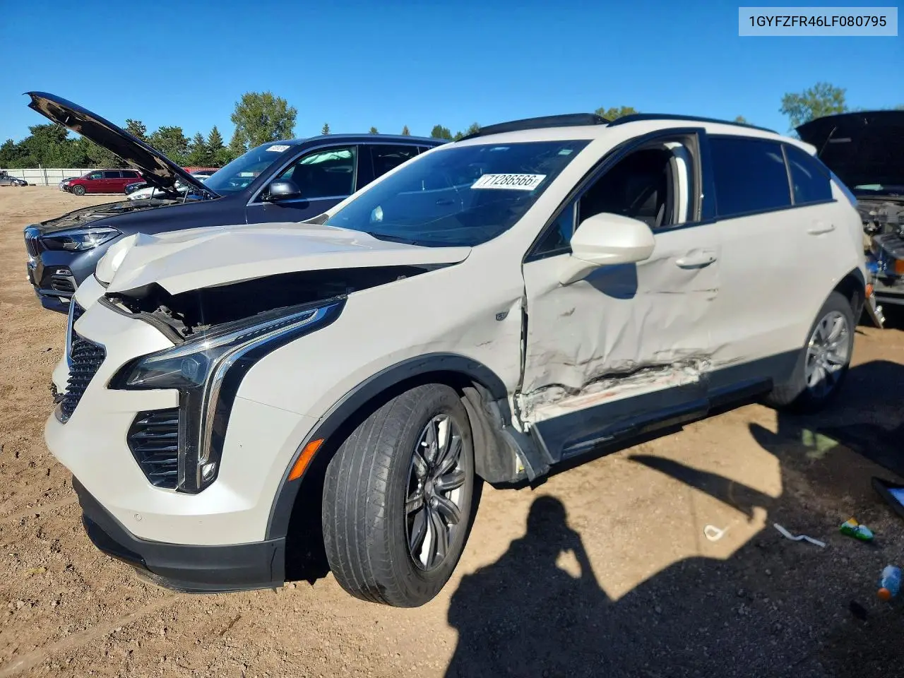 CADILLAC XT4 2020, VIN 1GYFZFR46LF080795