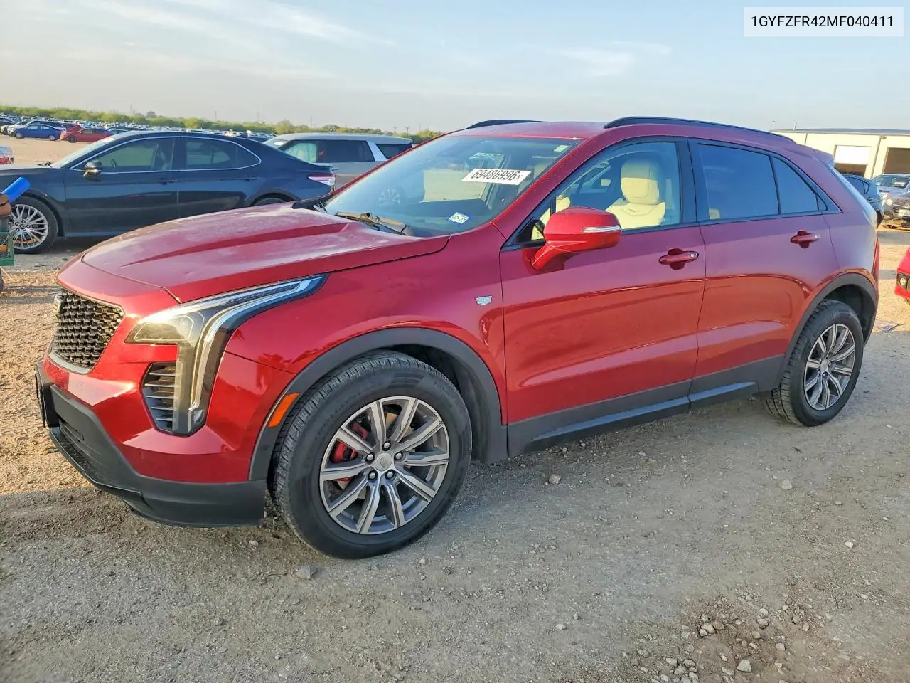 CADILLAC XT4 2021, VIN 1GYFZFR42MF040411