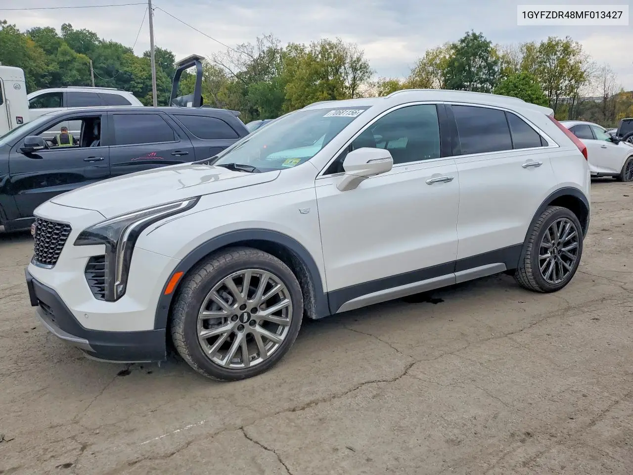 CADILLAC XT4 2021, VIN 1GYFZDR48MF013427