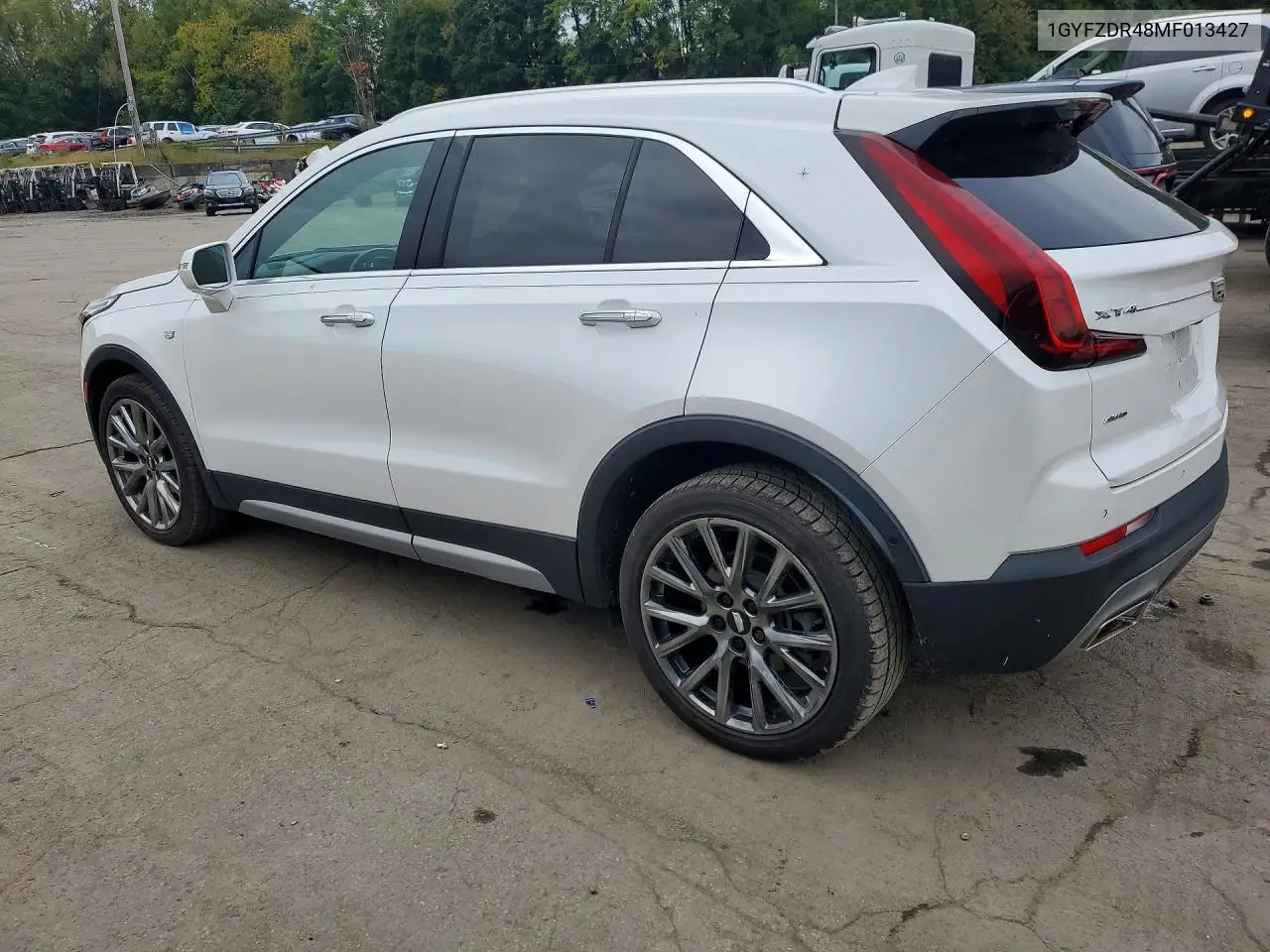 2021 CADILLAC XT4 VIN 1GYFZDR48MF013427 — фото 2