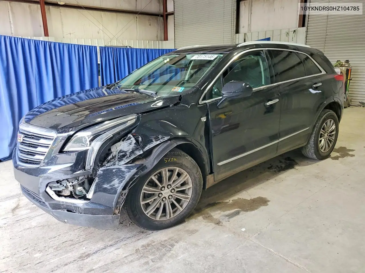CADILLAC XT5 2017, VIN 1GYKNDRS0HZ104785