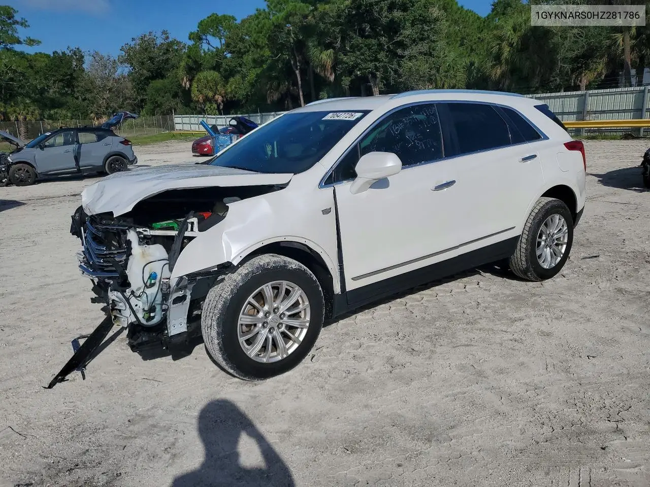 2017 CADILLAC XT5 VIN 1GYKNARS0HZ281786 — фото 1