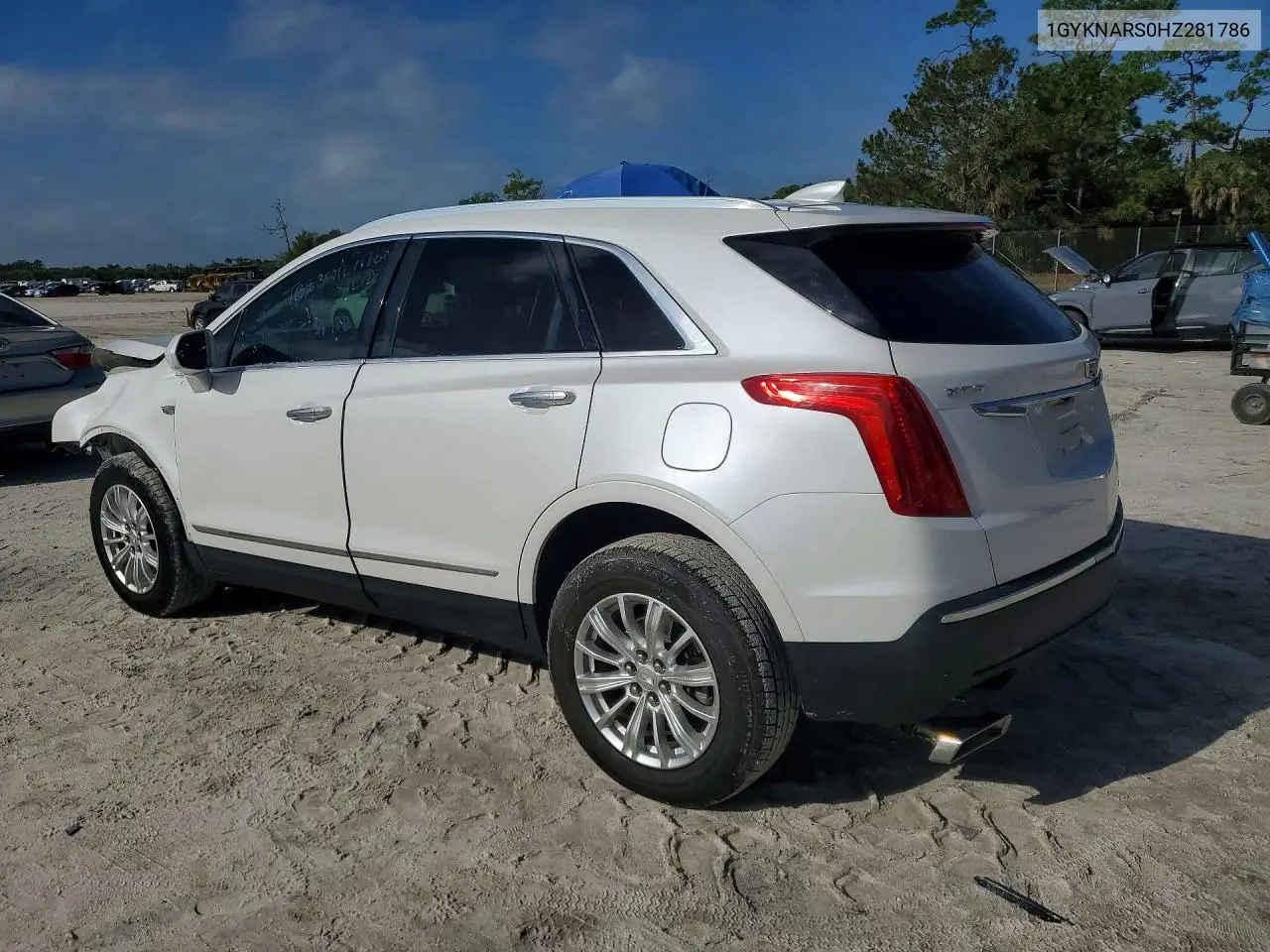 2017 CADILLAC XT5 VIN 1GYKNARS0HZ281786 — фото 2