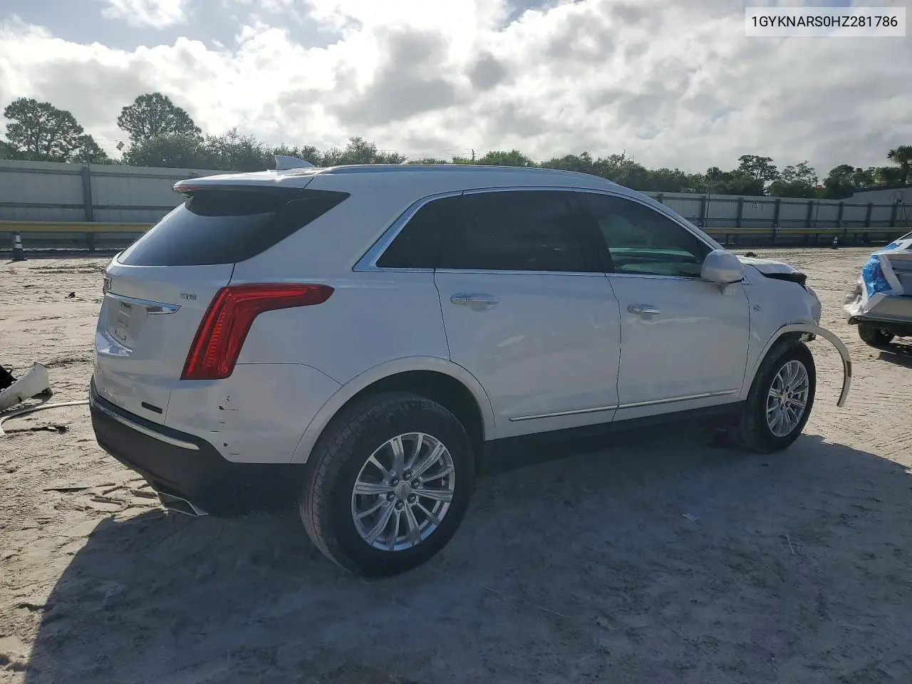 2017 CADILLAC XT5 VIN 1GYKNARS0HZ281786 — фото 3