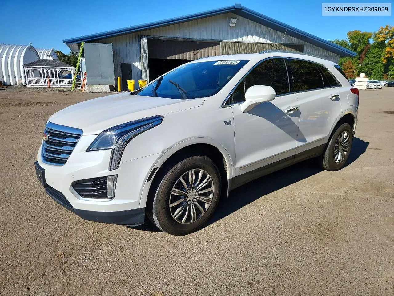 CADILLAC XT5 2017, VIN 1GYKNDRSXHZ309059