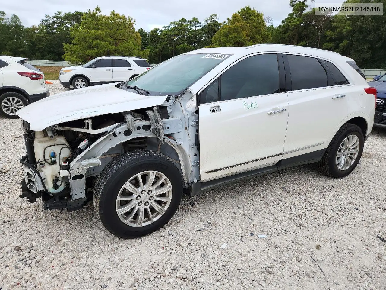 CADILLAC XT5 2017, VIN 1GYKNARS7HZ145848