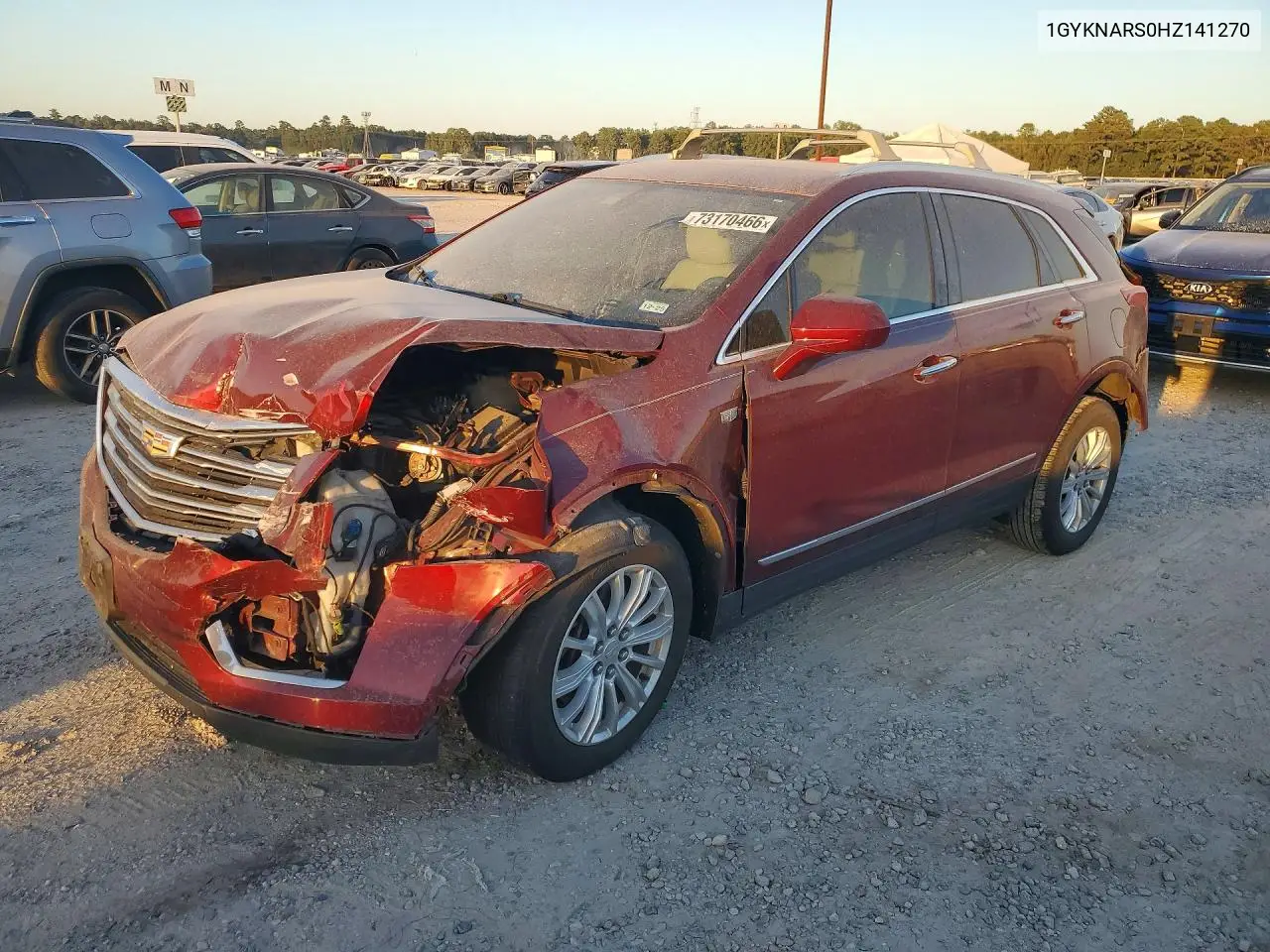 CADILLAC XT5 2017, VIN 1GYKNARS0HZ141270