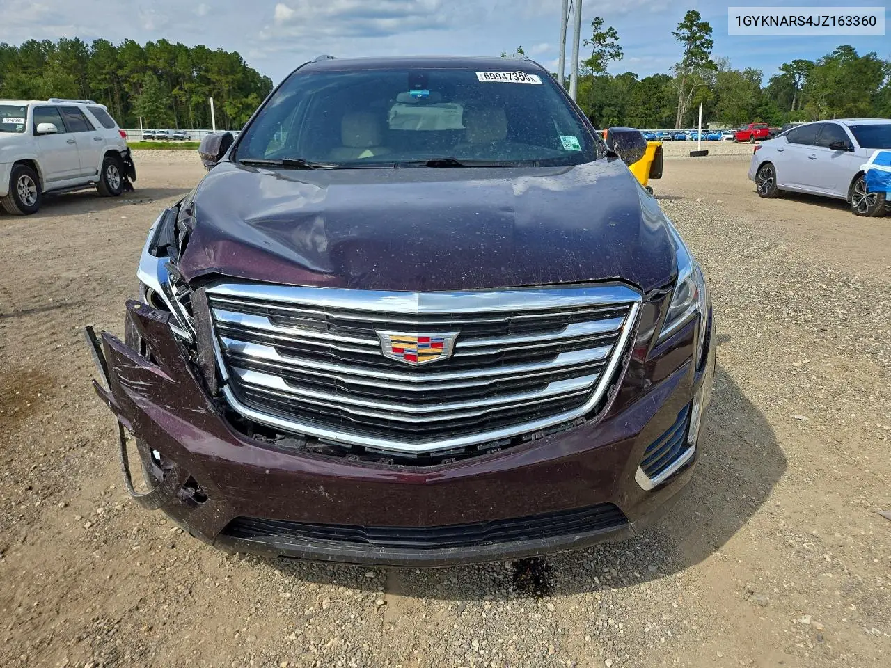 2018 CADILLAC XT5 VIN 1GYKNARS4JZ163360 — фото 5