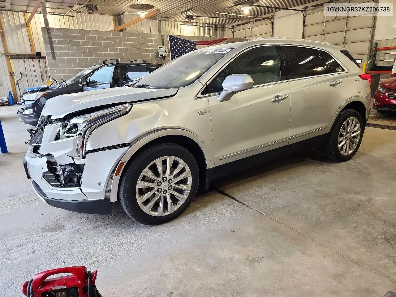 CADILLAC XT5 2019, VIN 1GYKNGRS7KZ206738