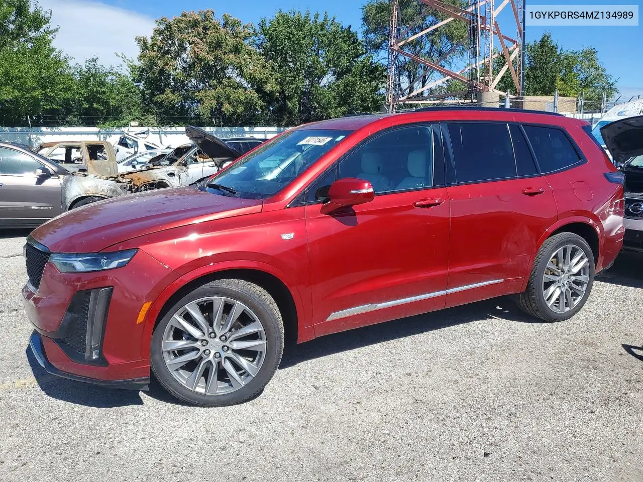 CADILLAC XT6 2021, VIN 1GYKPGRS4MZ134989
