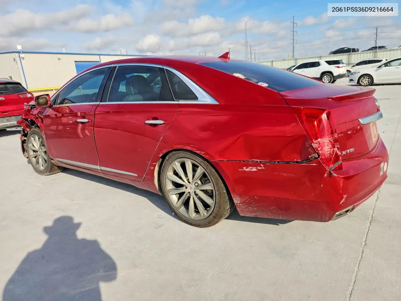 2013 CADILLAC XTS VIN 2G61P5S36D9216664 — фото 2