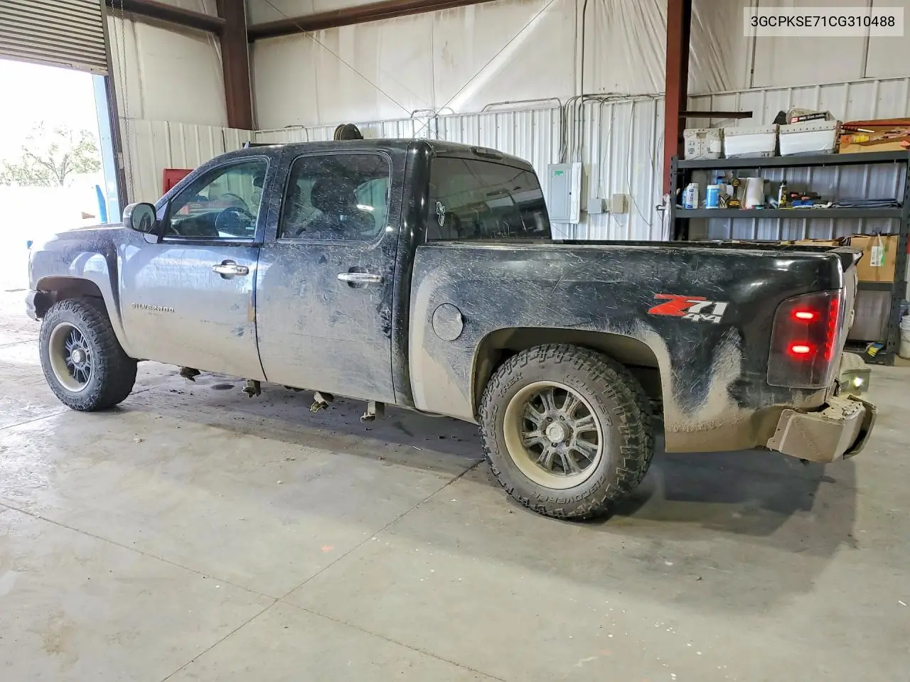 2012 CHEVROLET SILVERADO VIN 3GCPKSE71CG310488 — фото 2
