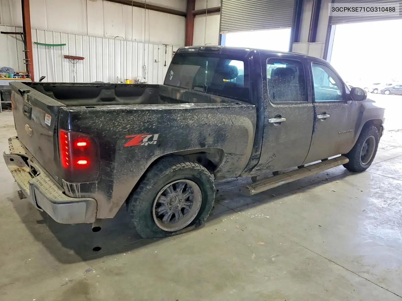2012 CHEVROLET SILVERADO VIN 3GCPKSE71CG310488 — фото 3