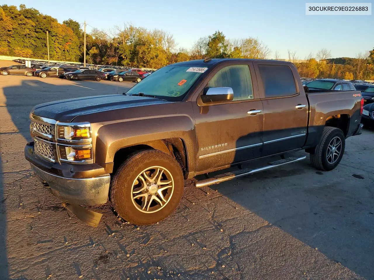 CHEVROLET SILVERADO 2014, VIN 3GCUKREC9EG226883
