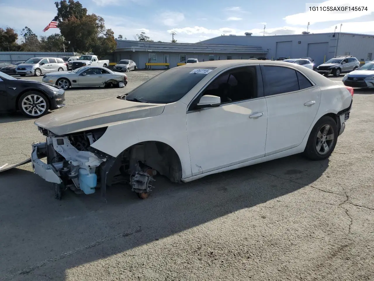 CHEVROLET MALIBU 2016, VIN 1G11C5SAXGF145674