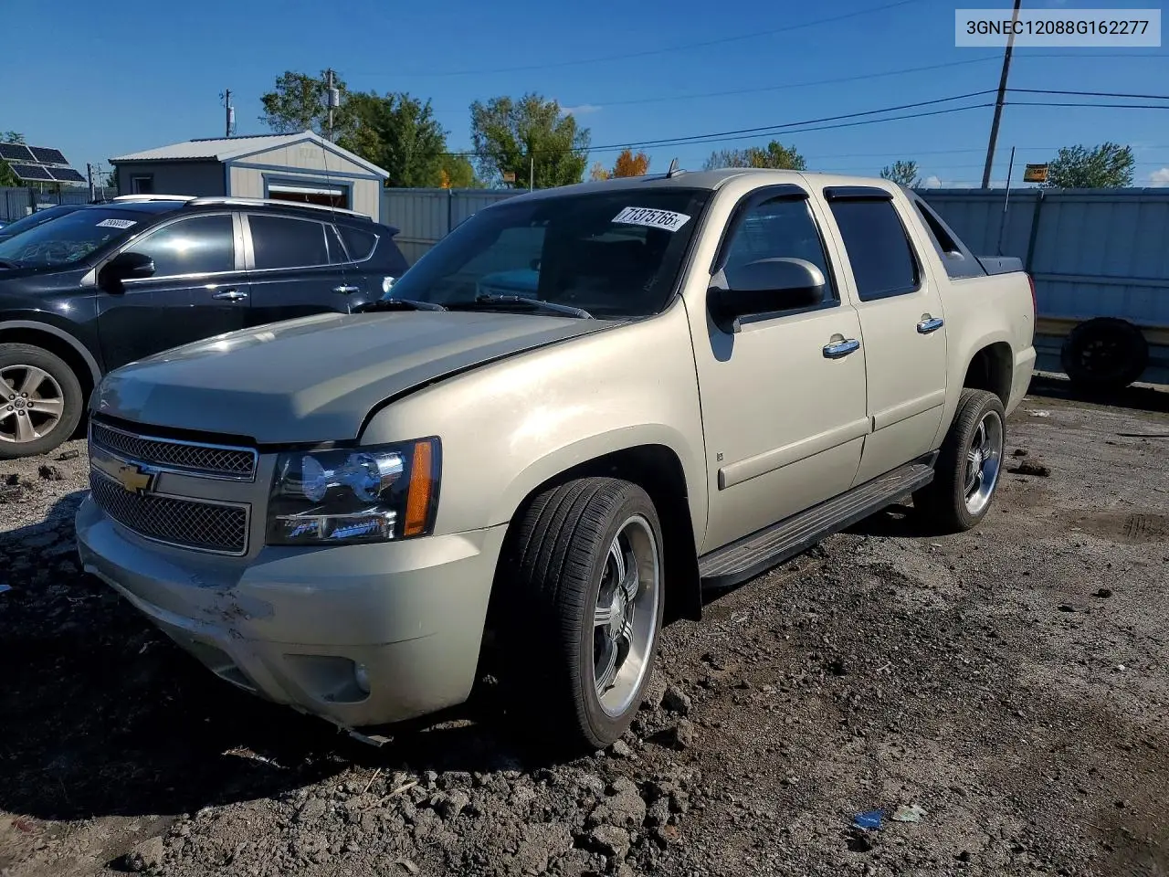 CHEVROLET AVALANCHE 2008, VIN 3GNEC12088G162277
