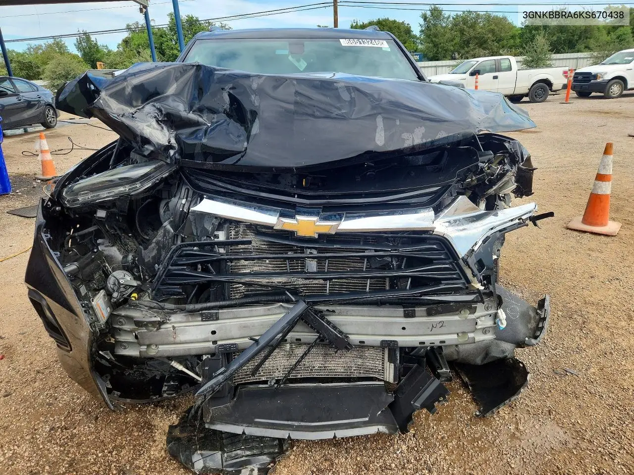 CHEVROLET BLAZER 2019, VIN 3GNKBBRA6KS670438
