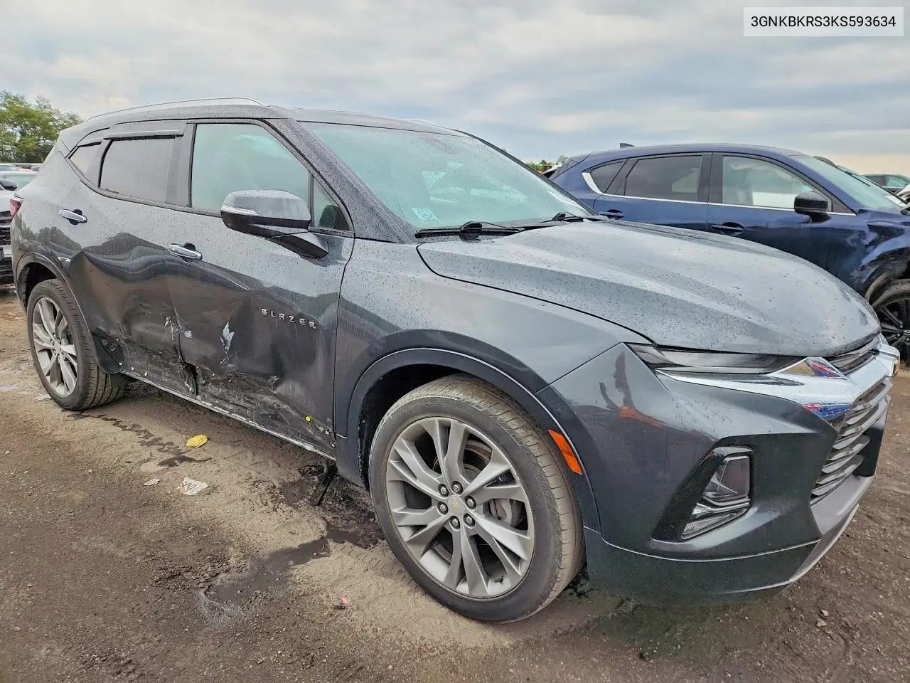 2019 CHEVROLET BLAZER VIN 3GNKBKRS3KS593634 — фото 4