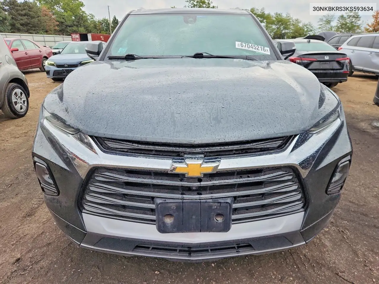 2019 CHEVROLET BLAZER VIN 3GNKBKRS3KS593634 — фото 5