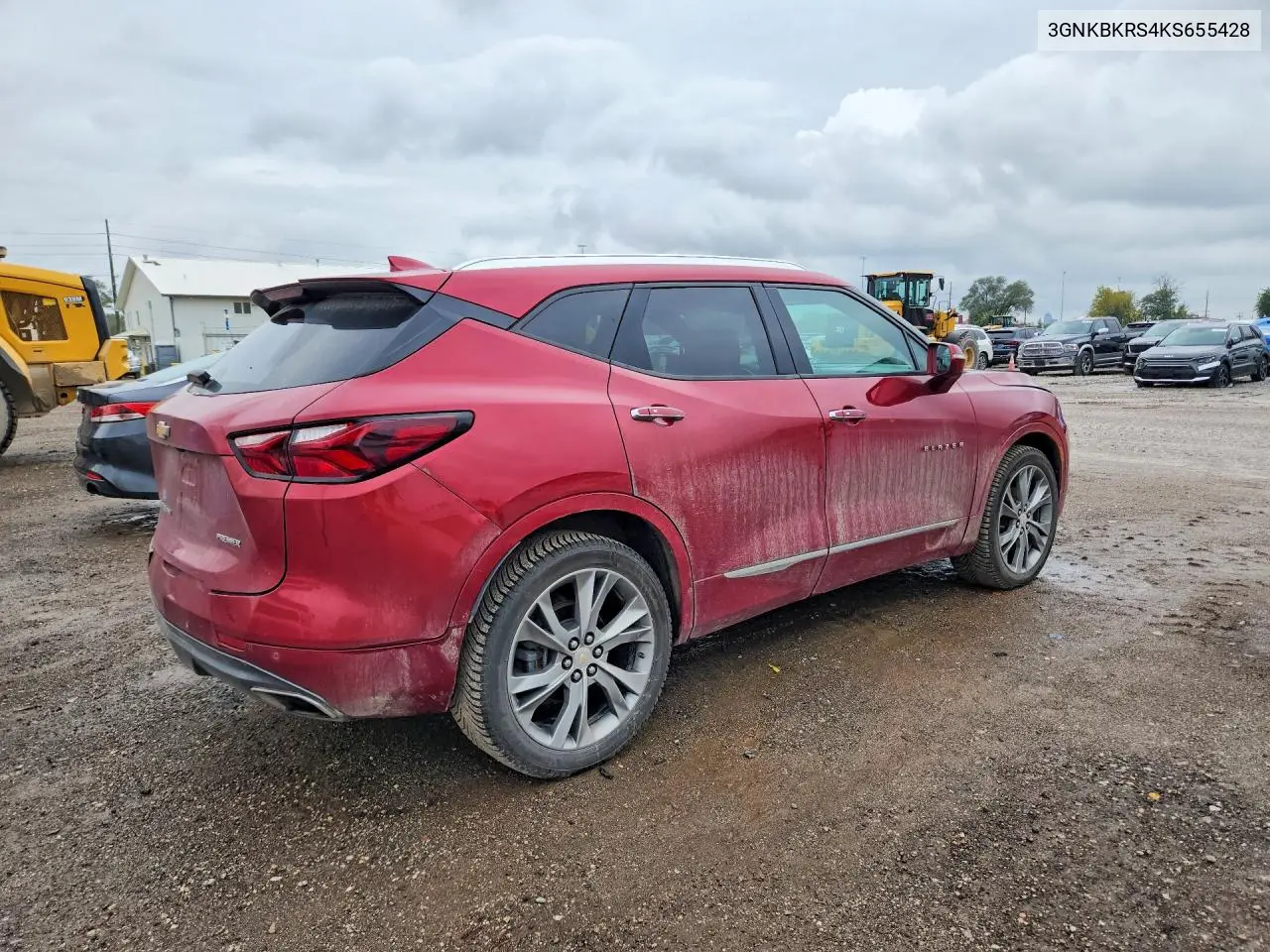 2019 CHEVROLET BLAZER VIN 3GNKBKRS4KS655428 — фото 3