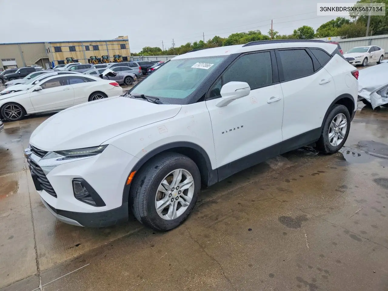 CHEVROLET BLAZER 2019, VIN 3GNKBDRSXKS687134