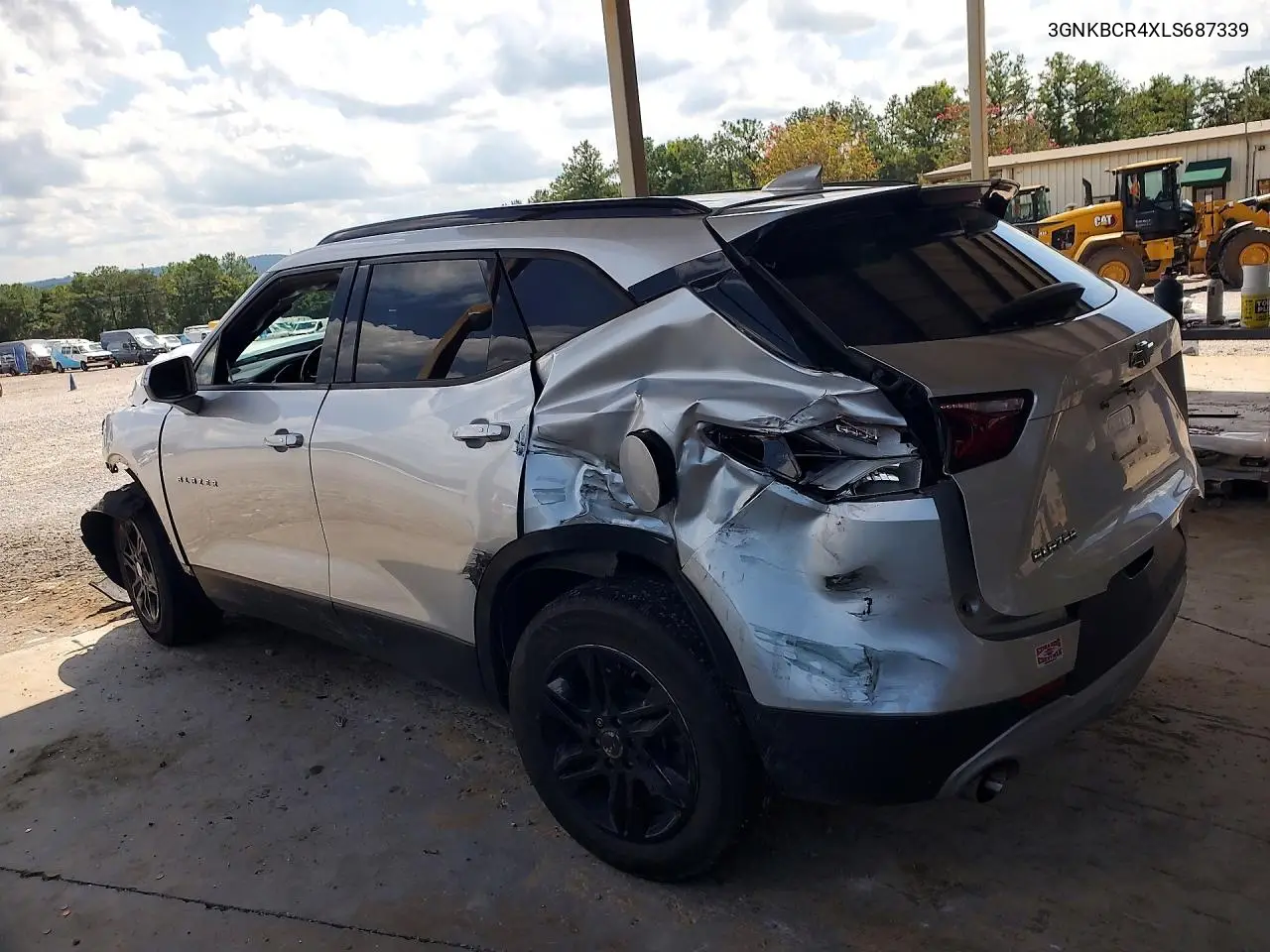 2020 CHEVROLET BLAZER VIN 3GNKBCR4XLS687339 — фото 2
