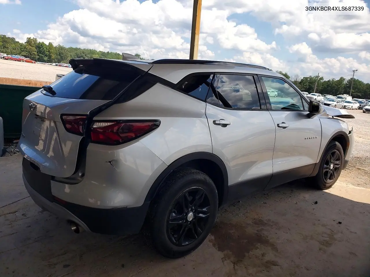2020 CHEVROLET BLAZER VIN 3GNKBCR4XLS687339 — фото 3