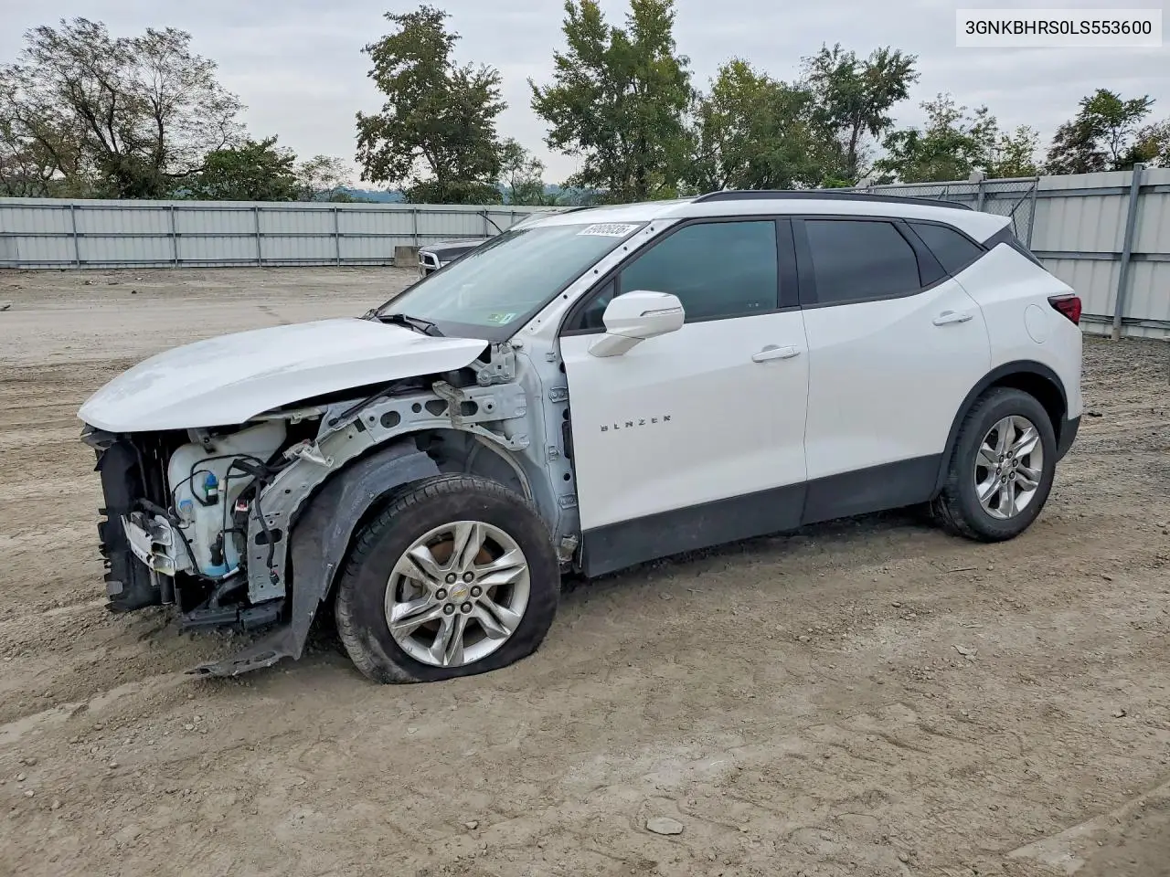 CHEVROLET BLAZER 2020, VIN 3GNKBHRS0LS553600