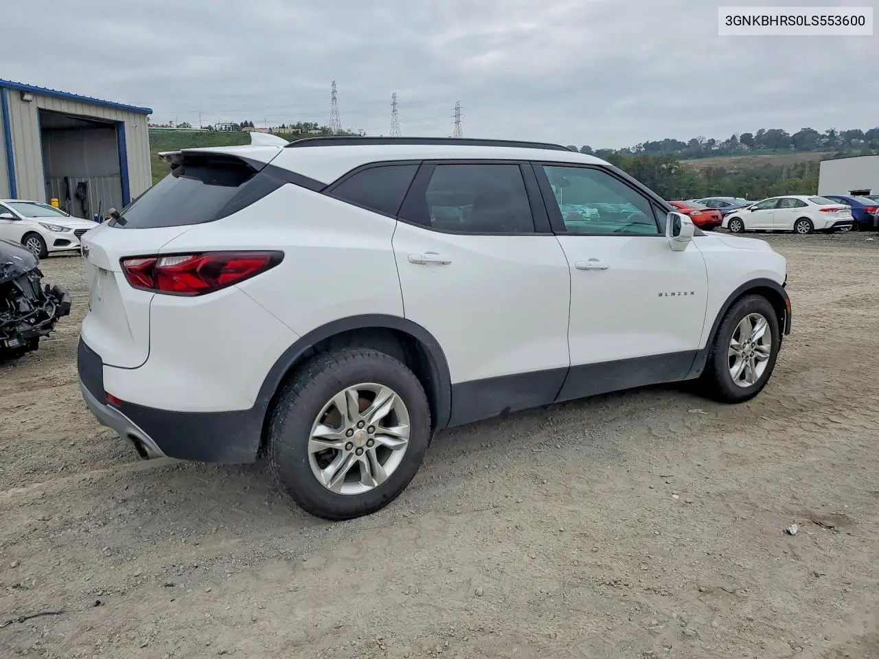 2020 CHEVROLET BLAZER VIN 3GNKBHRS0LS553600 — фото 3