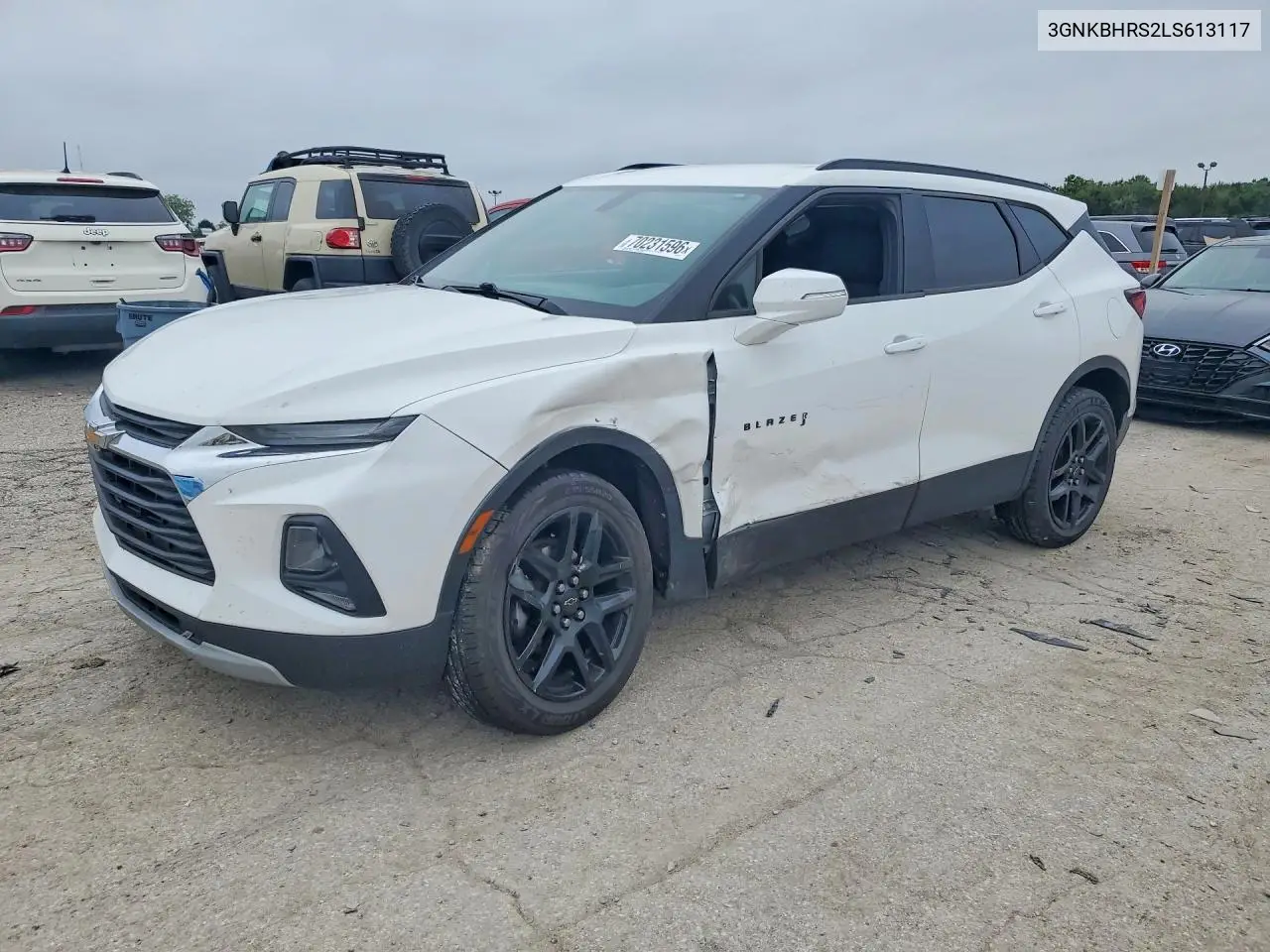 CHEVROLET BLAZER 2020, VIN 3GNKBHRS2LS613117