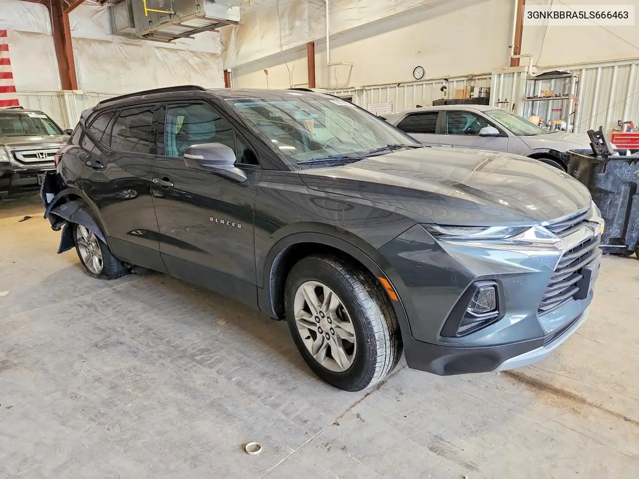 2020 CHEVROLET BLAZER VIN 3GNKBBRA5LS666463 — фото 4