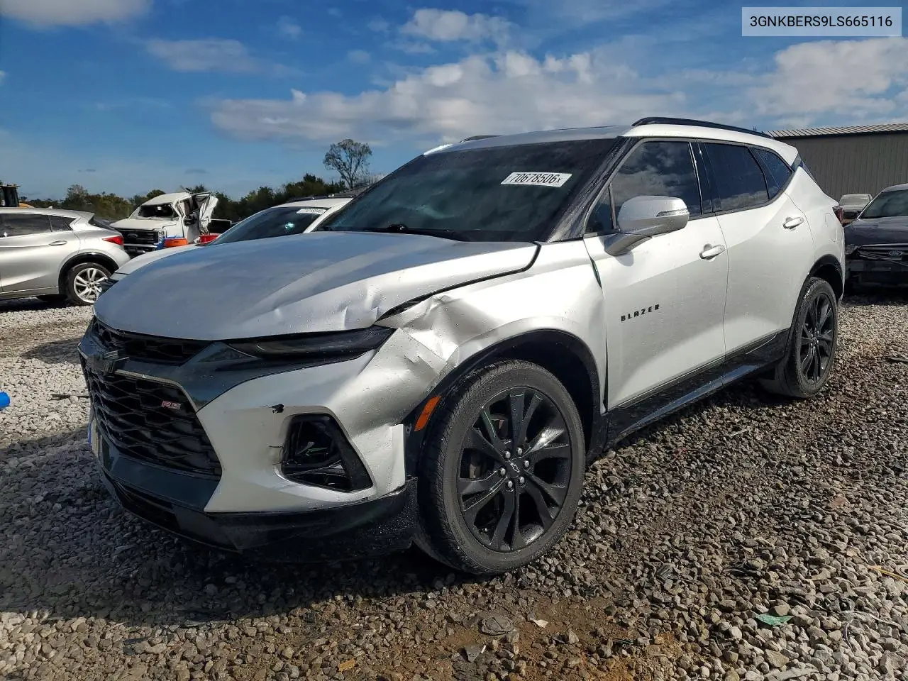 CHEVROLET BLAZER 2020, VIN 3GNKBERS9LS665116