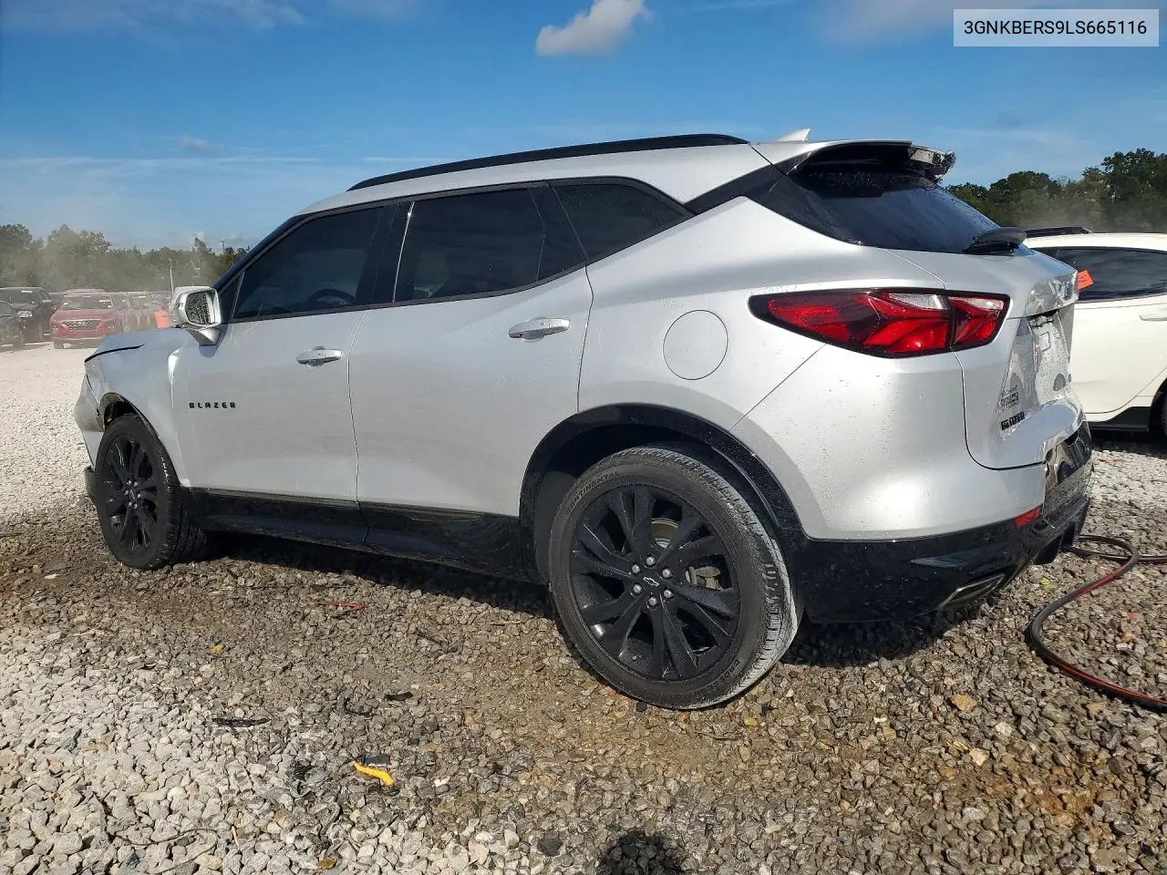 2020 CHEVROLET BLAZER VIN 3GNKBERS9LS665116 — фото 2