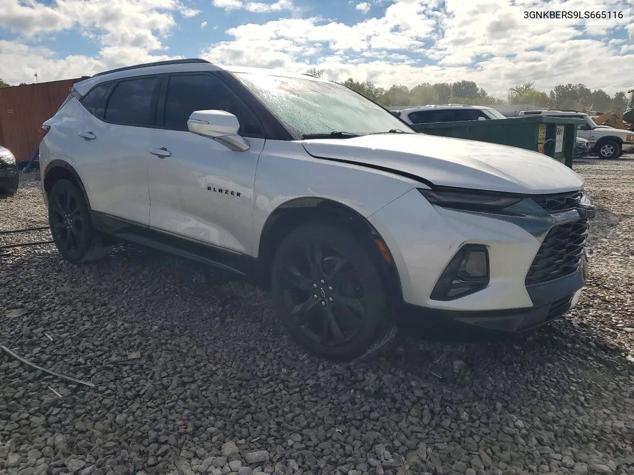 2020 CHEVROLET BLAZER VIN 3GNKBERS9LS665116 — фото 4