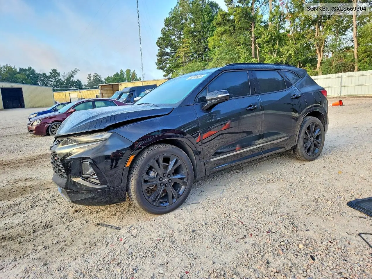 CHEVROLET BLAZER 2020, VIN 3GNKBKRSXLS669304